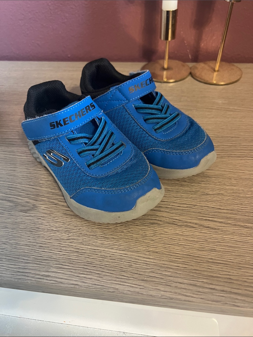 Skechers Kids Royal Blue Hook-and-Loop Sneakers